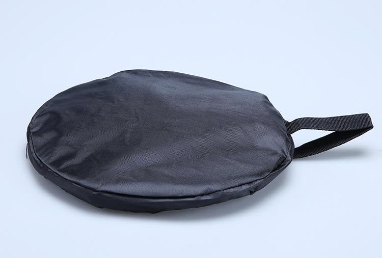 Reflex Camera Round Softbox Diffuser 30cm (11.8in) for Flash Lighting | Black+White Cloth | Foldable, Lightweight, Portable with Storage Bag | Eliminates Harsh Light & Shadows (30cm (11.8in)) - Image 4